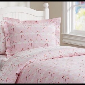 Pottery Barn Ballerina Sheet Duvet Sham Set Twin